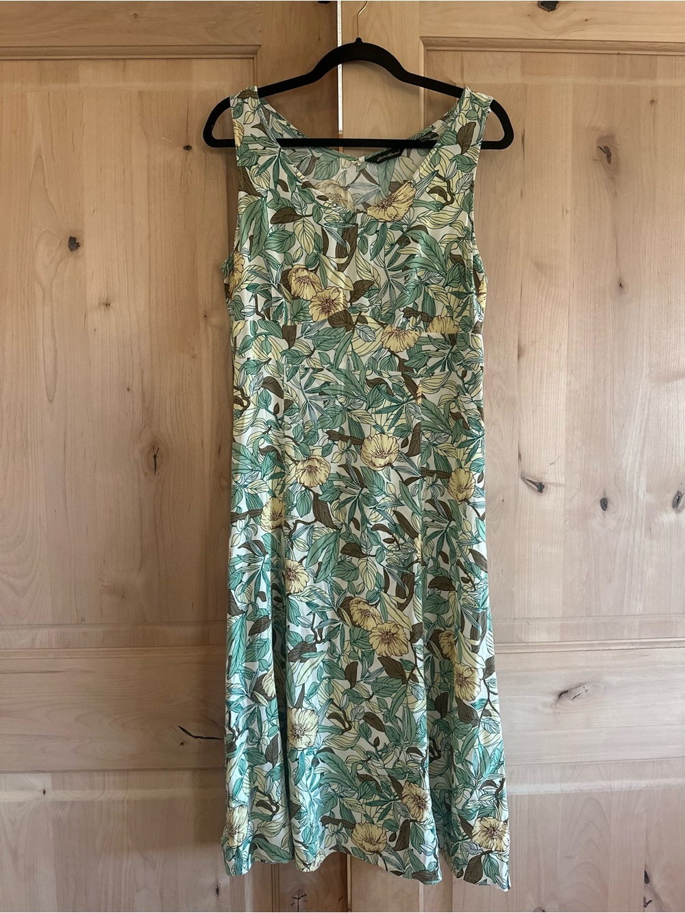 Vintage Y2K Eddie Bauer tropical slip dress